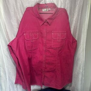 Women's Button Down Shirt - Pink